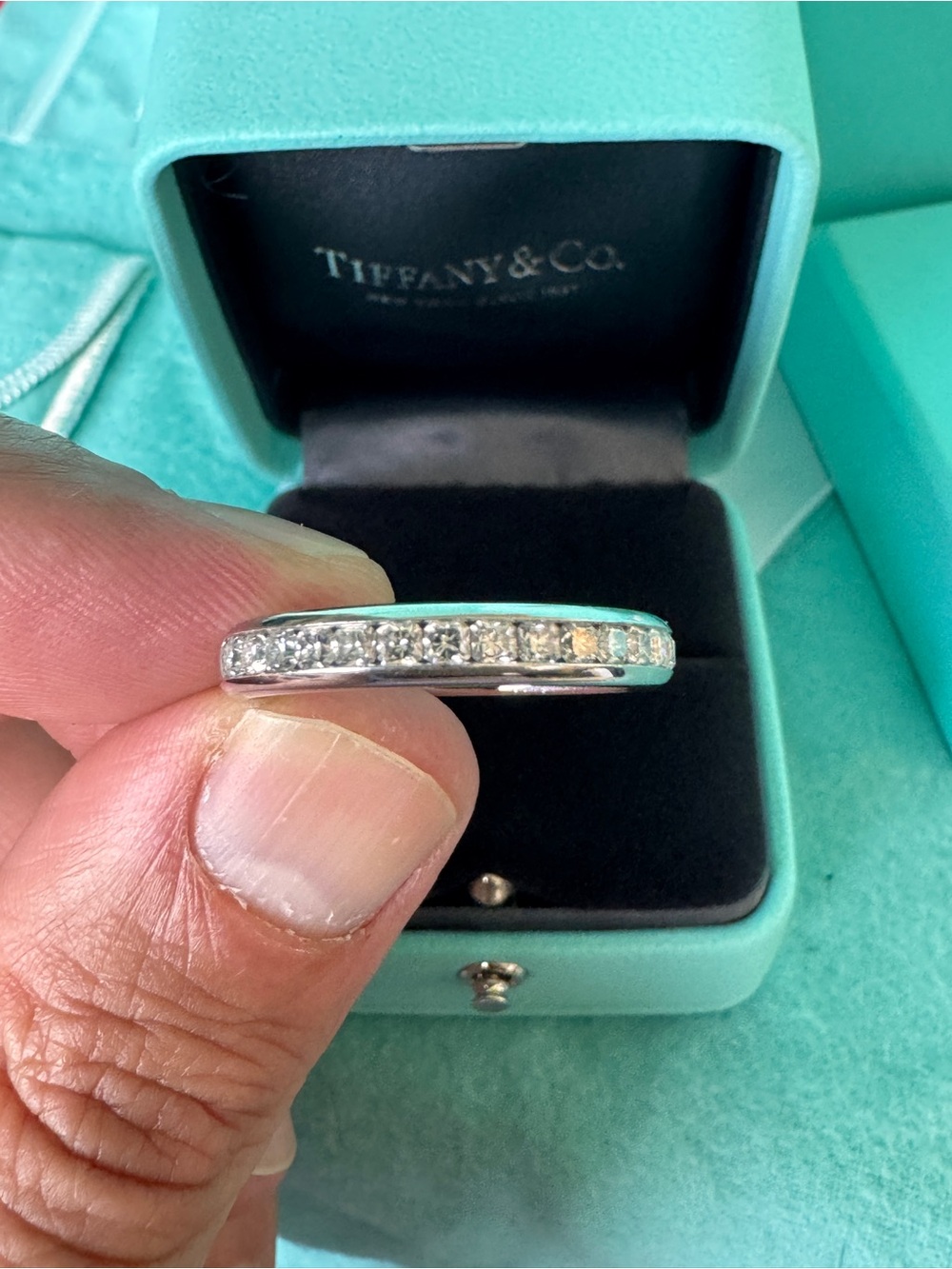Tiffany & Co. Diamond Lucida Eternity Band in Platinum